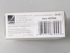 Swingline Compact Stapler Modern Design 20 Sheet Capacity Pale Blue 5” Long New