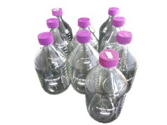 VWR 2L Graduated Round Media Storage Bottles With GL45 Screw Cap 10754-822 10/cs