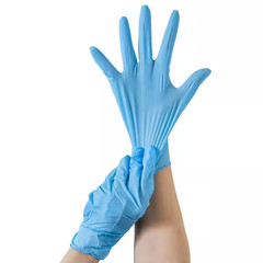 Blue Disposable Nitrile Cleaning Gloves 200 Count One Size Fits Most