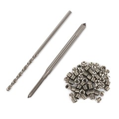// 50pcs Stainless Steel Coiled Wire Inserts For Thread Repair In Aluminum Magne
