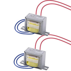 Jingzan 2 Pack Input AC 110V 50/60HZ Output AC 12V 10VA Power Transformer for Sy