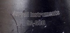 Sorvall SA-600 12-Place Fixed Angle Rotor, 17,000 RPM for RC5B RC-5B