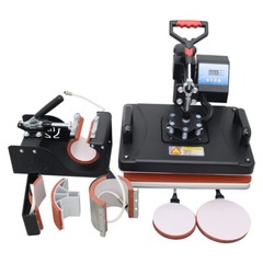 6in1 Multi-function Heat Press Machine Upgraded Multifunctional Professional Di