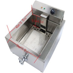 110V 60HZ 2KW Funnel Cake Fryer Machine Maker 2 Ring Molds
