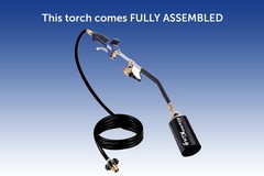 340,000 BTU Propane Torch Self Igniting with Turbo Blast Trigger and Flow Valve