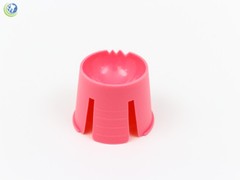DENTAL DISPOSABLE PLASTIC DAPPEN DISH FOR ACRYLIC PROPHY 100 PCS PINK