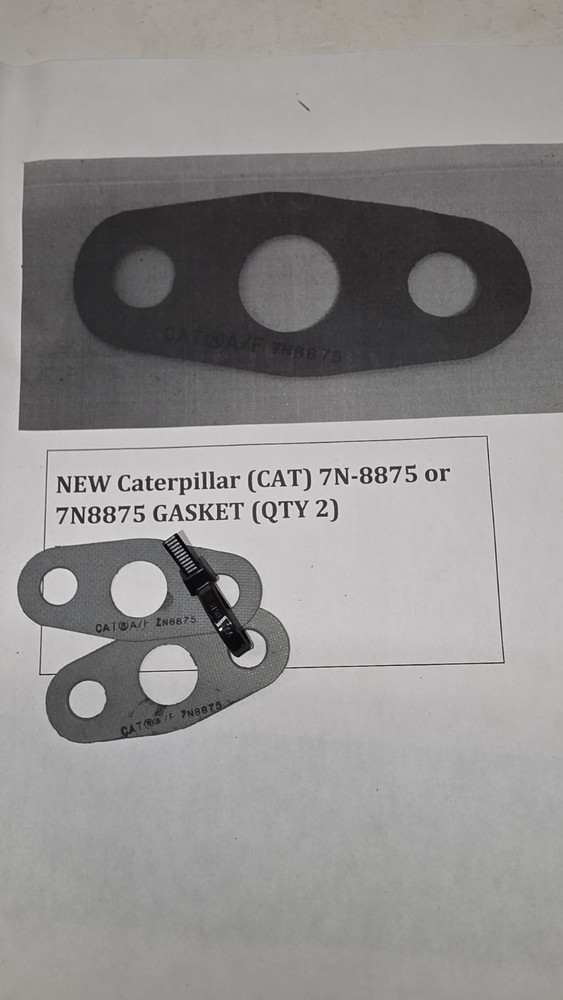 CAT 7N-8875 or 7N8875 Turbo Oil Supply Gasket