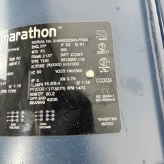 Carrier HD62FX654 Blower Motor OEM MARATHON 7.5HP 60HZ 230/460V