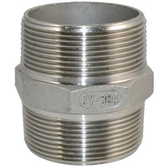 2″ 2 inch in Male Pipe Fitting Hex Nipple NPT Stainless Steel SS304 connector