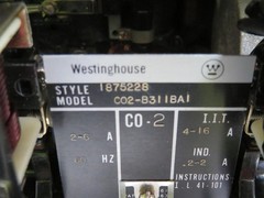 WESTINGHOUSE 1875228 VOLTAGE RELAY T204047
