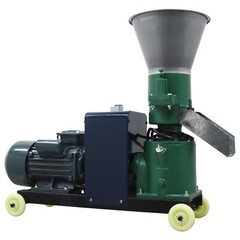 2Roller Feed Pellet Mill Machine Granulator w/6mm Pellet Output 80-120KG/h 220V
