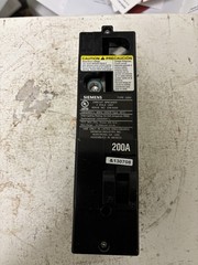 Siemens 200 Amp 2 Pole 240 Volt Molded Case Circuit Breaker Type QSH