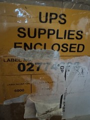 UPS Direct Thermal Fanfold Shipping Labels 1500 PC Sticker 4 X 8.5