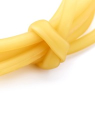 QWORK 10FT 3/8″ OD 1/4″ ID Natural Latex Rubber DIY Tube 120 inches, Yellow