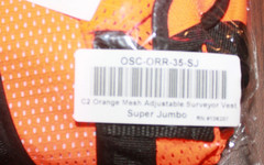 2 Pair MCR Safety Orange Hi Vis Work Gloves AND 2 ORR Safety Vests Retro XL-2XL