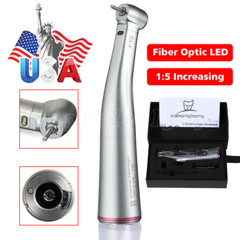 Dental 1:5 Increasing LED Contra AngleHandpiece fit NSK KaV Electric Motor