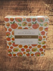 Jot & Mark Classic Size Recipe Binder Set Peach Dream