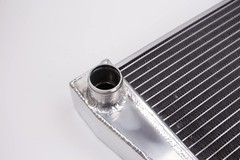 3 Rows Polished Aluminum Radiator For Chevy Corvette Blazer V8 Conversion.