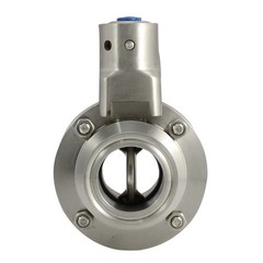 1.5″ 1-1/2″ inch Pipe Tri Clamp Sanitary Butterfly Valve Stainless Steel 316 US