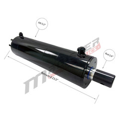5″ bore x 15.75″ stroke Dump Hoist Hydraulic Cylinder