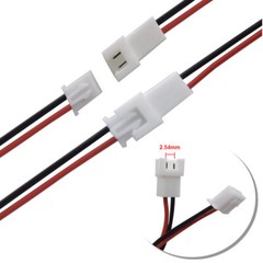 10cm PH 2.54mm Pitch 2pin Male Female Cable connector Terminals Wire