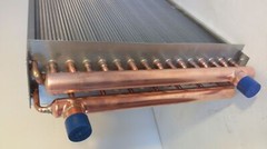 14×18 Water to Air Heat Exchanger 1″ Copper Ports With Install Kit