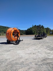 N35 Reel Trailer Cable Trailer 3.5k Lbs Capacity.