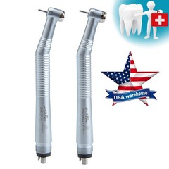 Dental Hight Speed Handpiece 1-way spray Push Button Fit For 1.6mm Burs 4Hole