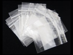 6″ x 9″ White Block Zip Seal Bags Reclosable Top Lock 2Mil or 4Mil Heavy Duty