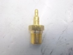 100 Pack 28-4-5/32-2 Brass Pneumatic Dubl-Barb for Tubing 5/32 X 1/4 X 1/8