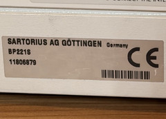 Sartorius BP221S Analytical Digital Lab Scale Balance .0001g For Parts