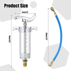 AC Leak Detector Kit for R1234yf, R134a & R410a with UV Dye & Oil Injector