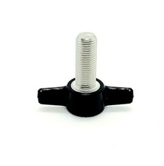 3/8″-24 Thumb Screw Bolts Fine Thread Black Butterfly Tee Wing Clamping Knob