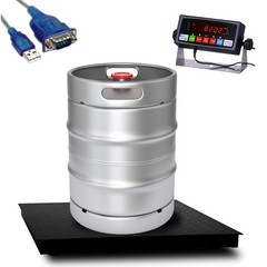 Pallet Scale 3×3 10000 LB Floor Platform Warehouse Industrial Pre Calibrated New