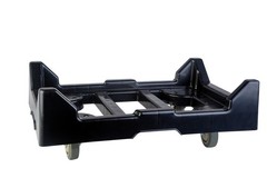 Hudson Exchange 28 x 18 x 10.5 (650 lb. Capacity) Container Dolly with Casters
