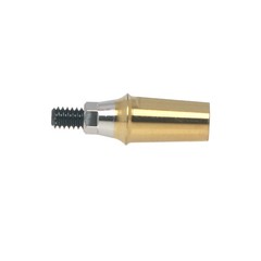 5Pcs Straight Abutment Hiossen Regular with screw conical Osstem Φ4.5-6.0mm Hex