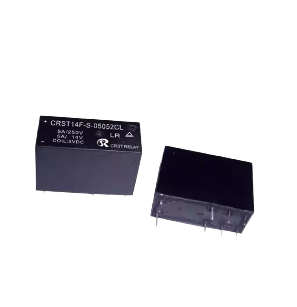 10PC 8A current miniature new energy magnetic holding relay CRST14F double pole