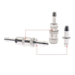 NIBP Blood Pressure Cuff Single Tube Air Hose Connector Plug 10Sets（Male+Female）