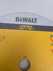 Dewalt Thin Cut-Off Wheel DWAFV 8919 9″ X 5/64″ X 7/8″ 10 Pack New No Box