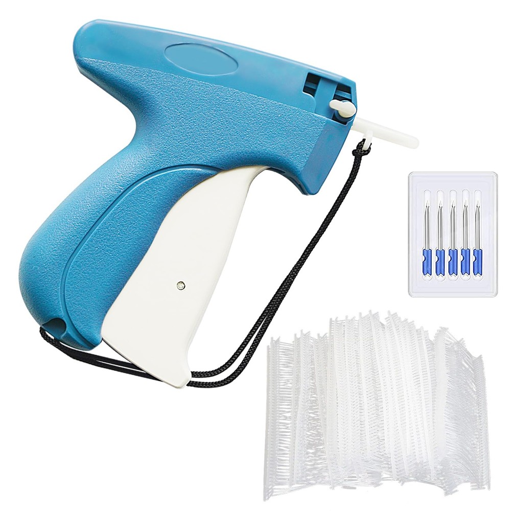 Tagging Gun for Clothing, 1606pcs Price Tag Kit 1 inch (fasteners), Blue