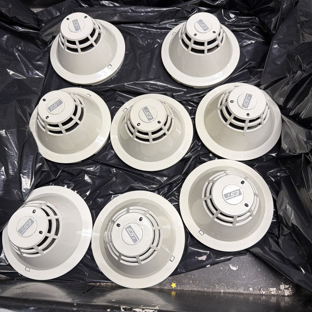 EST EDWARDS SIGA-PS INTELLIGENT PHOTO DETECTOR FIRE ALARM Lot Of 8