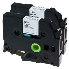 2-Pk/Pack TZe231 TZ231 Black/White Label Tape For Brother P-Touch PT-D210 12mm