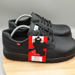 Mellow Walk Shoes Men 9.5 4E Black Jack 4 500089 Leather Steel Toe Safety NWT