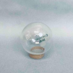 Chemglass Round Bottom Flask 2 Neck 250 ml 14/20 Joints Angled Neck