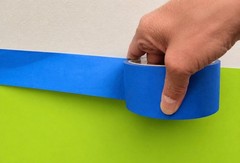 Blue Painters Tape 2” Inch x 60 Yards per Roll, 6 Rolls, 6 pack