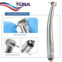 Mini Head Dental High Speed Handpiece One Water Spray Air Turbine M4 4Holes