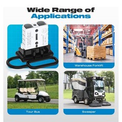 High Compatibility Connector Kit for 6 12 Gauge Cables 600V 50A