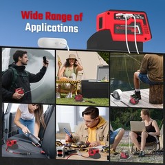 300W Portable DC Power Adjustable Compatible With Milwaukee 18V Battery USB DIY