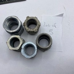 Various Size Conduit Couplings LOT OF 5 🔔