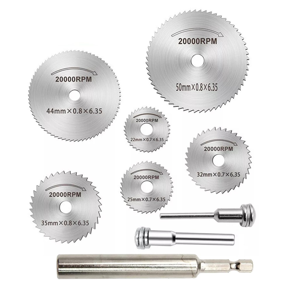 8PCS PVC Pipe Inside Cutter Internal Cutting Discs Wood Circular Saw Blade Set